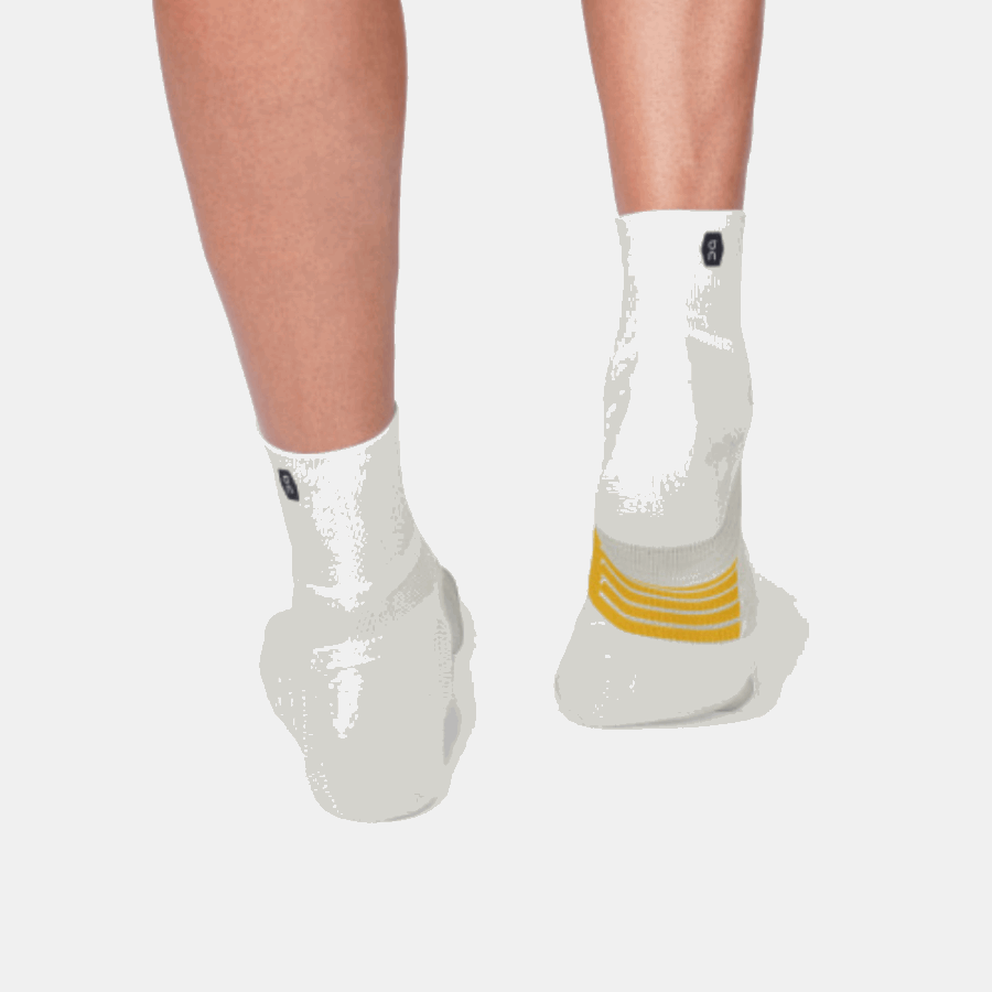 On Running Mid Sock Men White-Ice