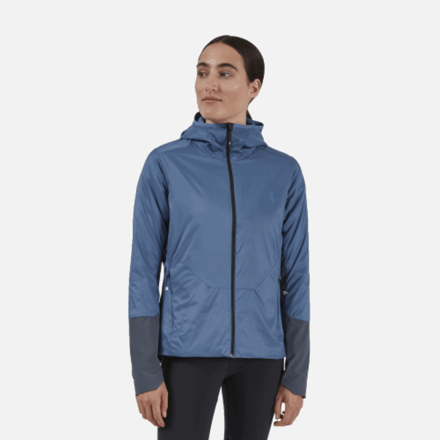 On Running Insulator Jacket Cerulean-Dark