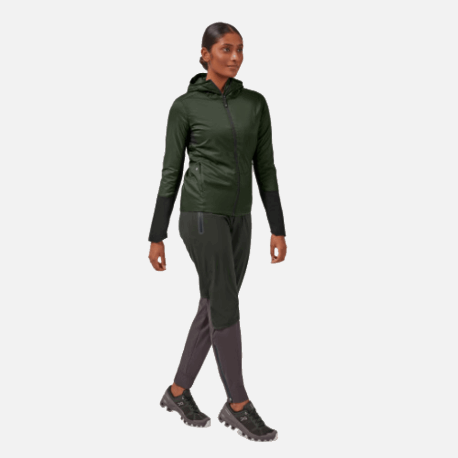 On Running Insulator Jacket Ivy-Black