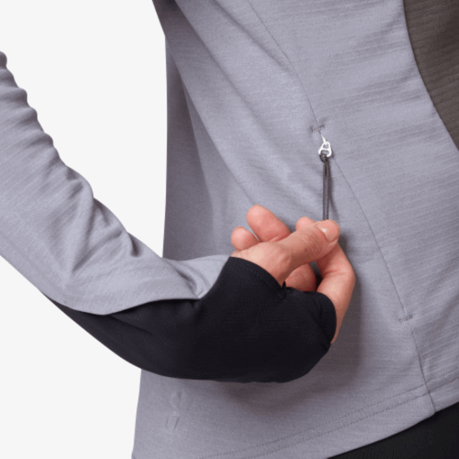 On Running Weather Shirt Fossil-Rock