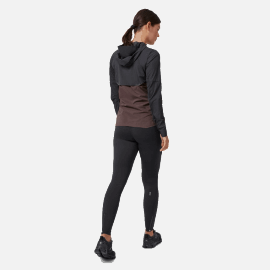 Fashion On Running Weather Jacket Black-Pebble