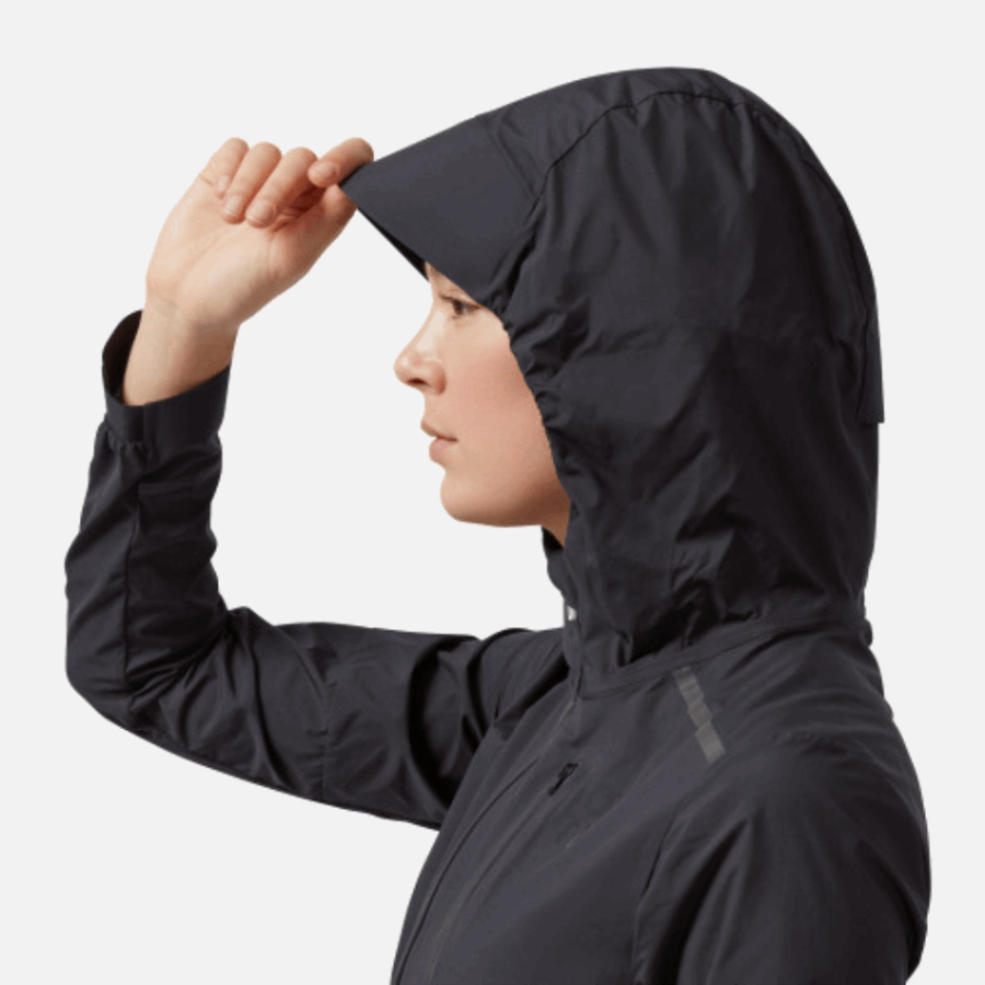 Fashion On Running Weather Jacket Black-Pebble