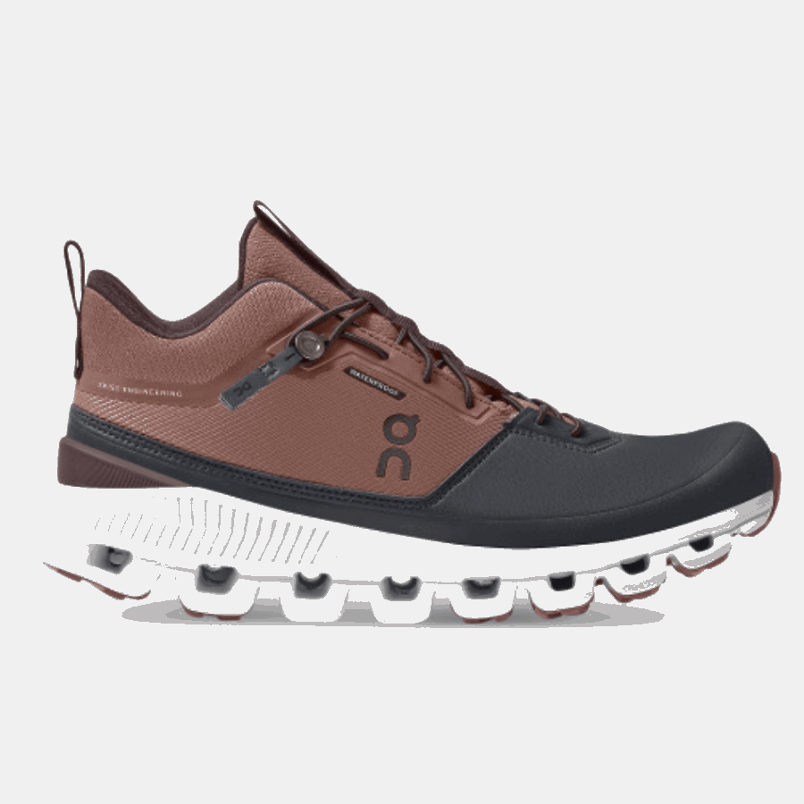 On Running Cloud Hi Waterproof Cocoa-Pebble