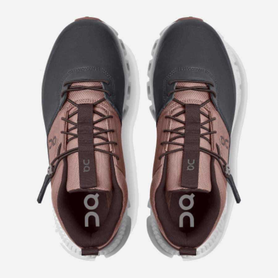 On Running Cloud Hi Waterproof Cocoa-Pebble