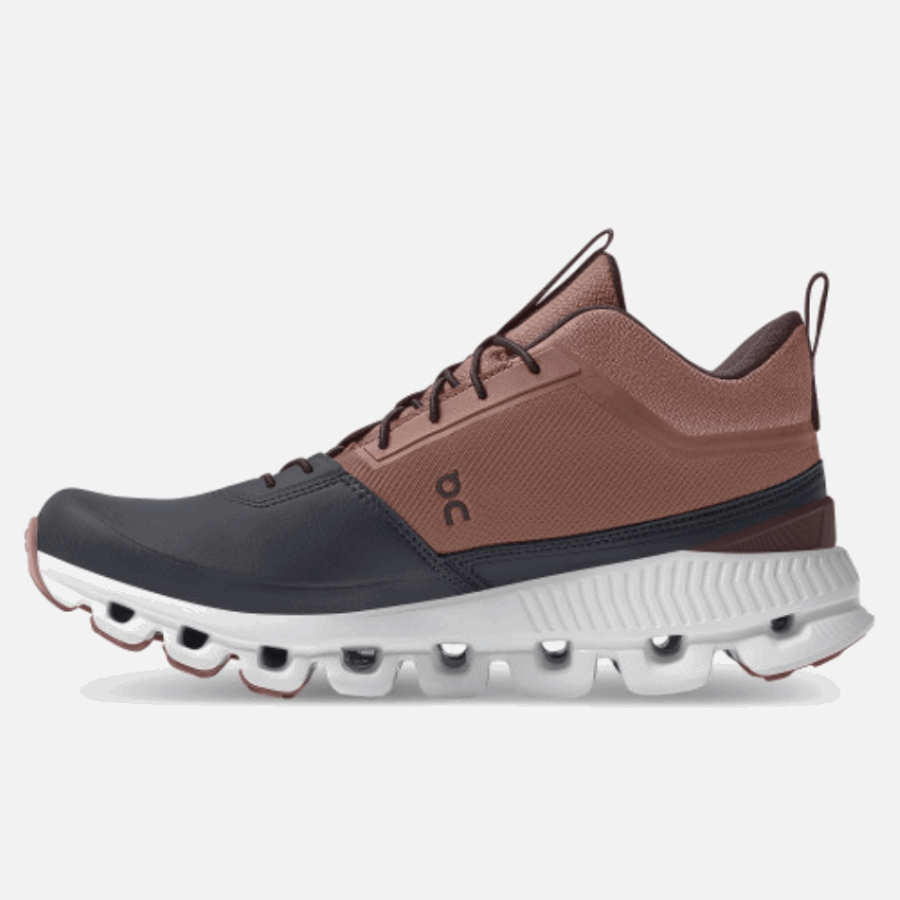 On Running Cloud Hi Waterproof Cocoa-Pebble
