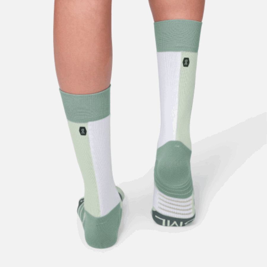 Fashion On Running High Sock Mineral-White
