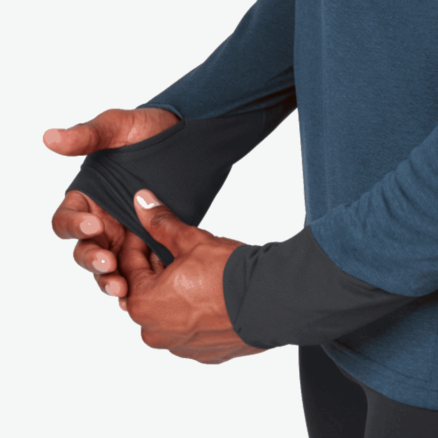 On Running Weather Shirt Navy