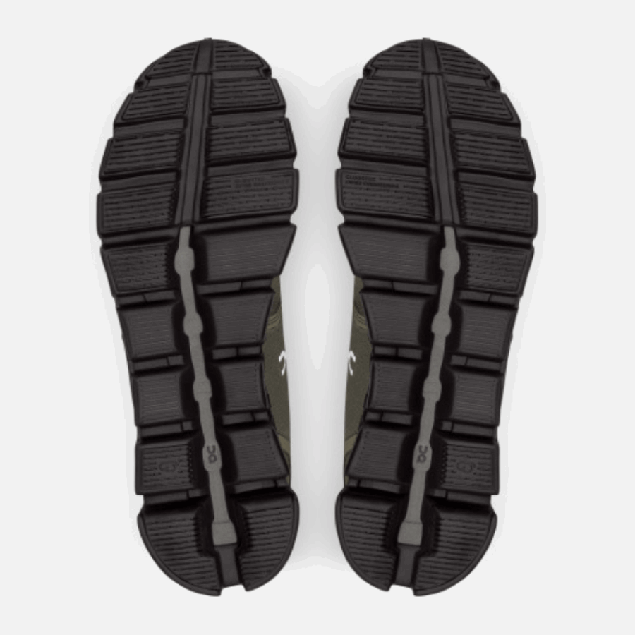 On Running Cloud 5 Waterproof Men Olive-Black