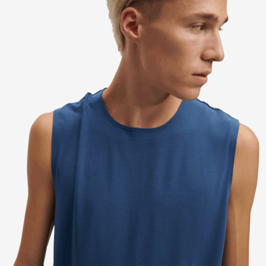 On Running Training Tank Denim