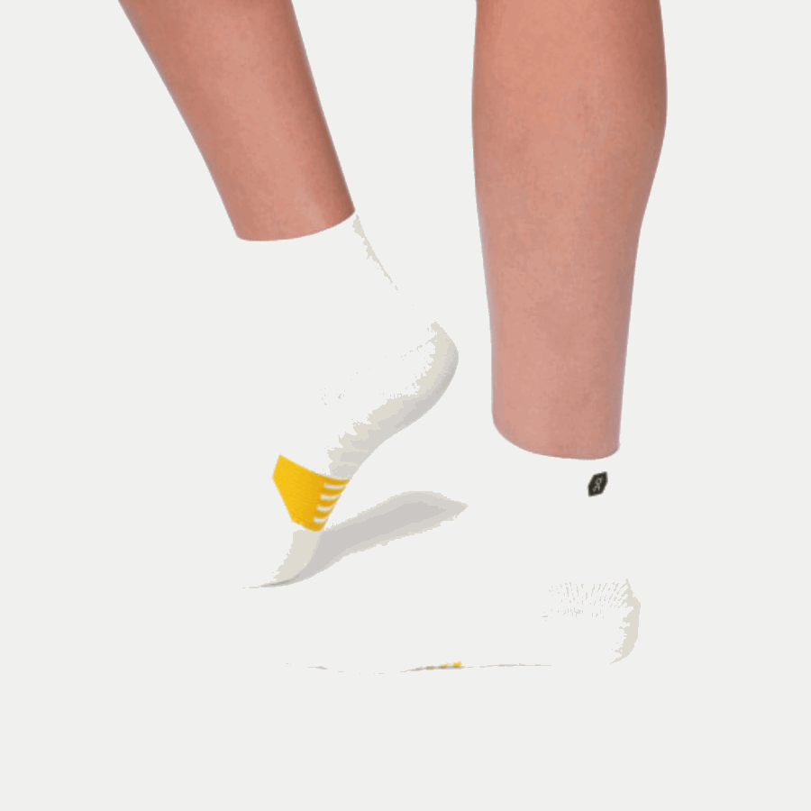 Fashion On Running Mid Sock White-Ice