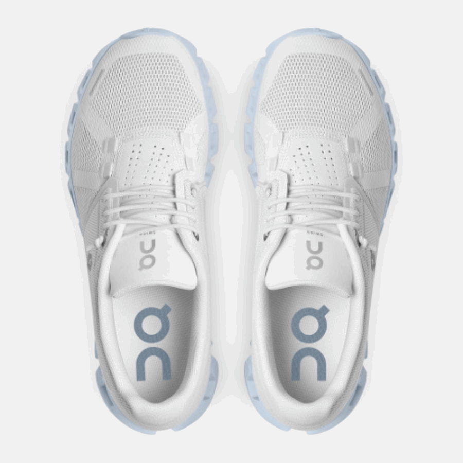 On Running Cloud 5 White-Chambray