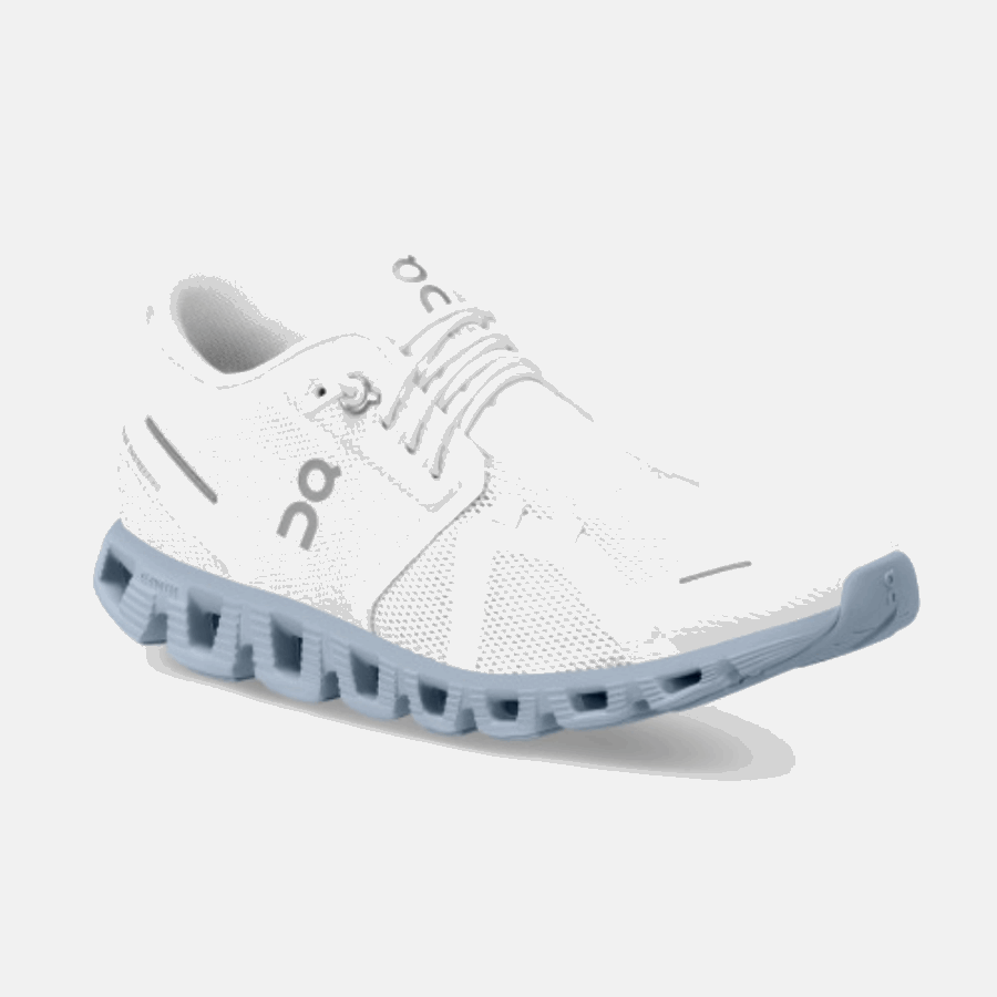 On Running Cloud 5 White-Chambray