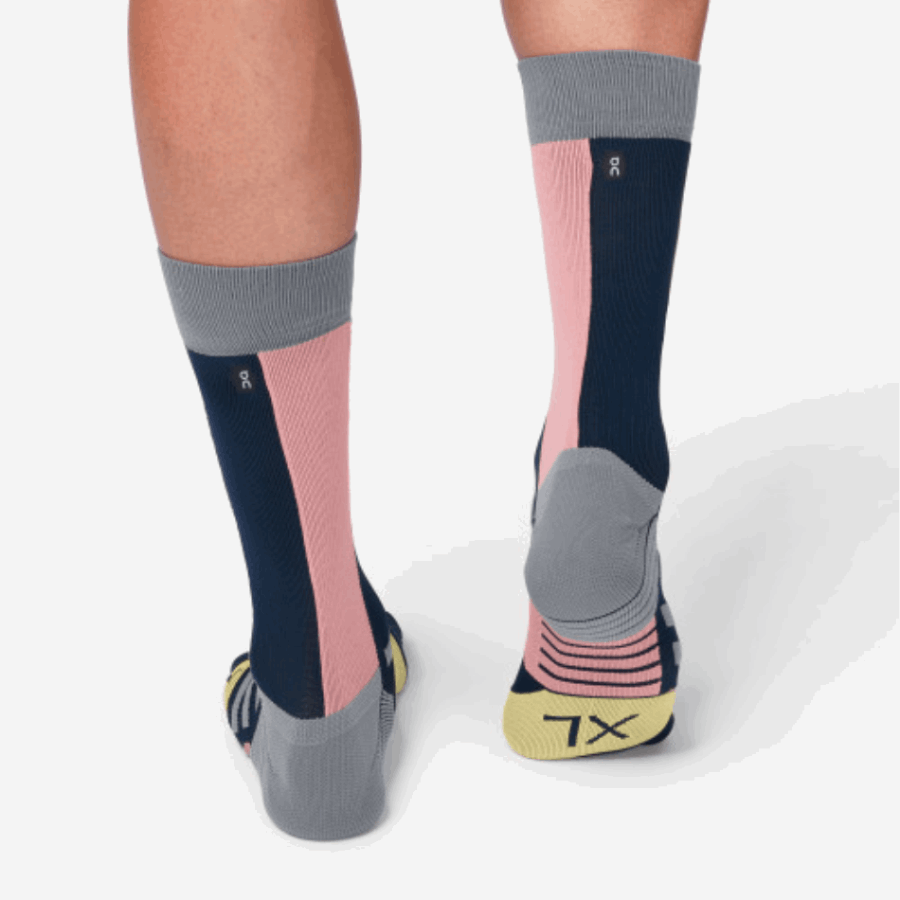 On Running High Sock Navy-Dustrose