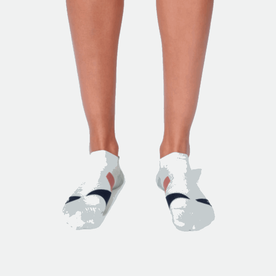 On Running Low Sock Grey-Midnight Fashion