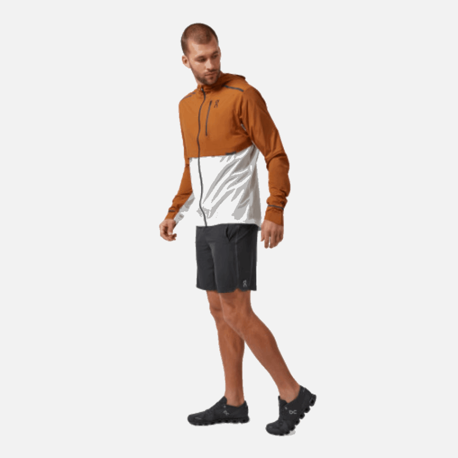 On Running Weather Jacket Pecan-White