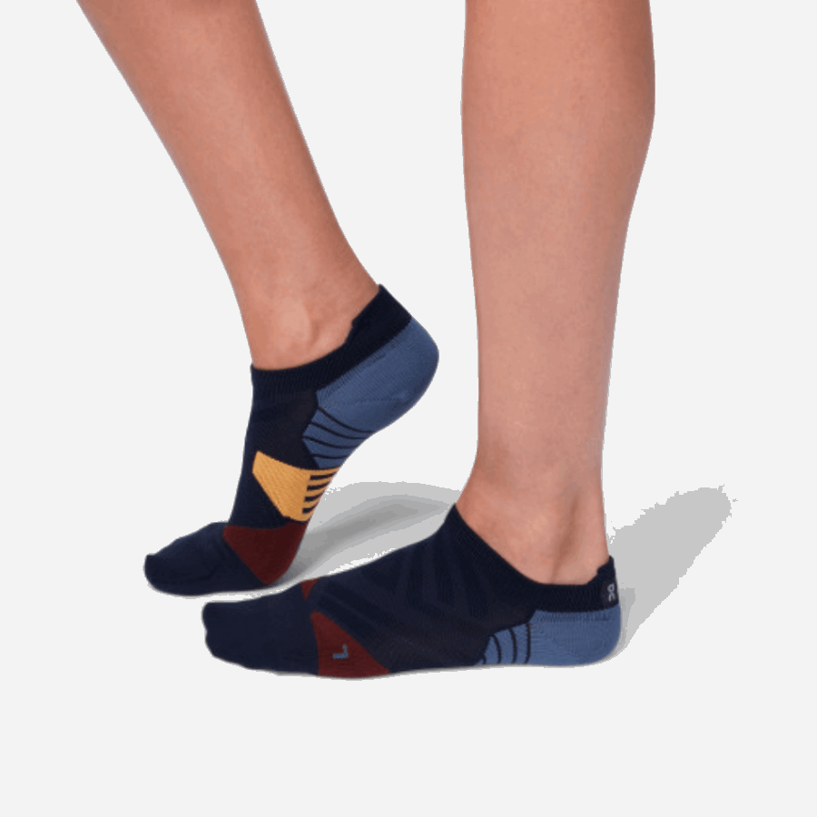 On Running Low Sock Midnight-Tan