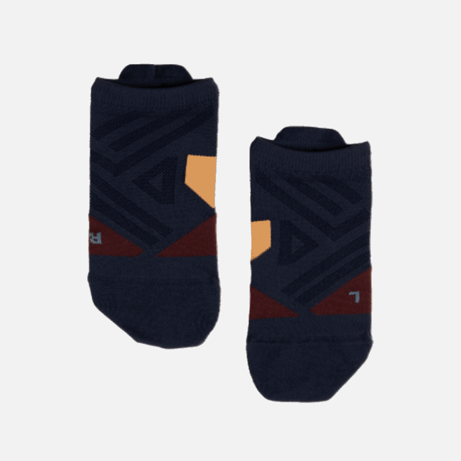 On Running Low Sock Midnight-Tan
