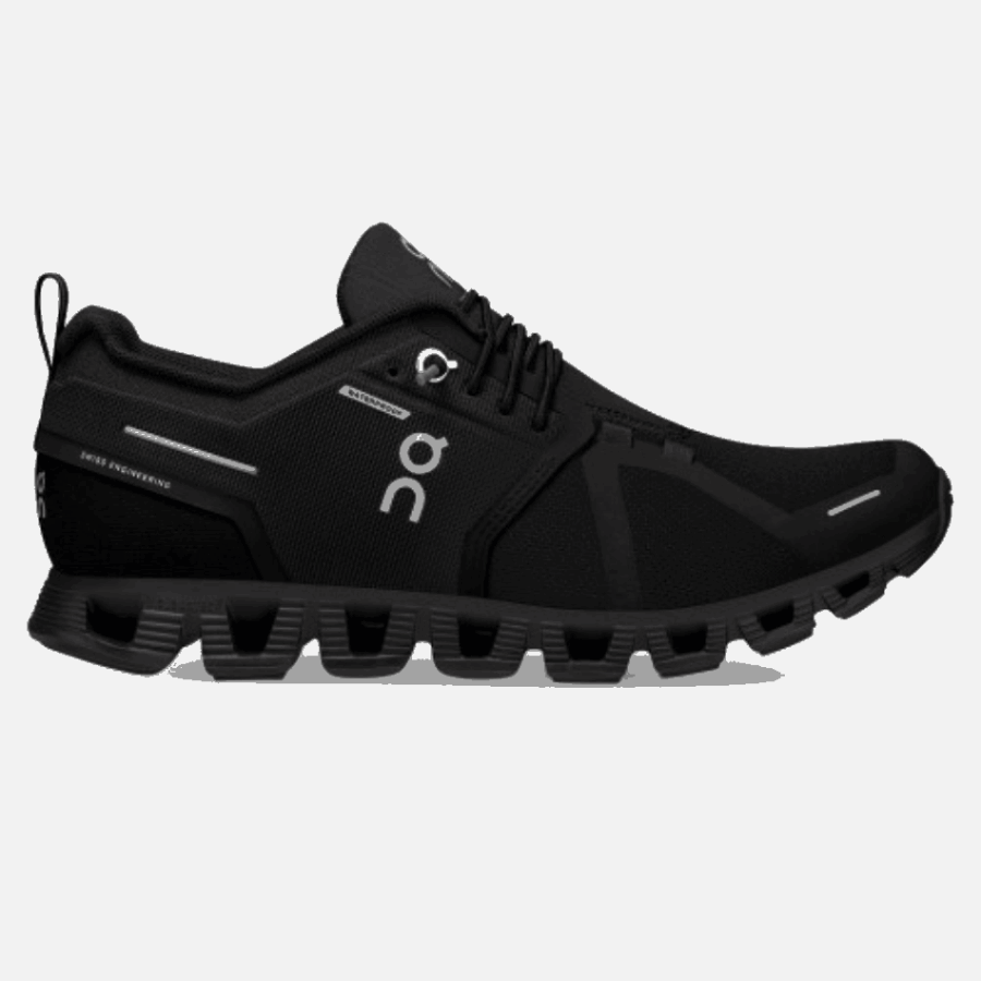 On Running Cloud 5 Waterproof All-Black Fashion