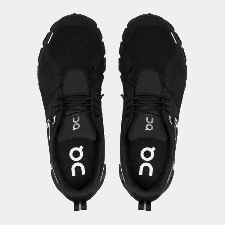On Running Cloud 5 Waterproof All-Black Fashion