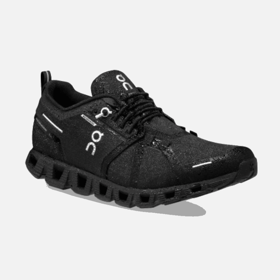On Running Cloud 5 Waterproof All-Black Fashion
