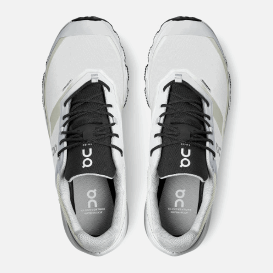 On Running Cloudventure Waterproof Men Glacier-Black