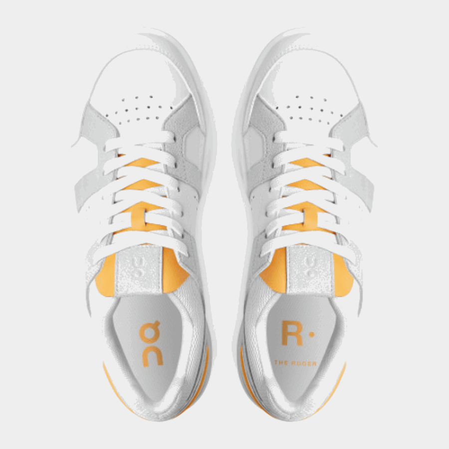 On Running THE ROGER Clubhouse White-Saffron