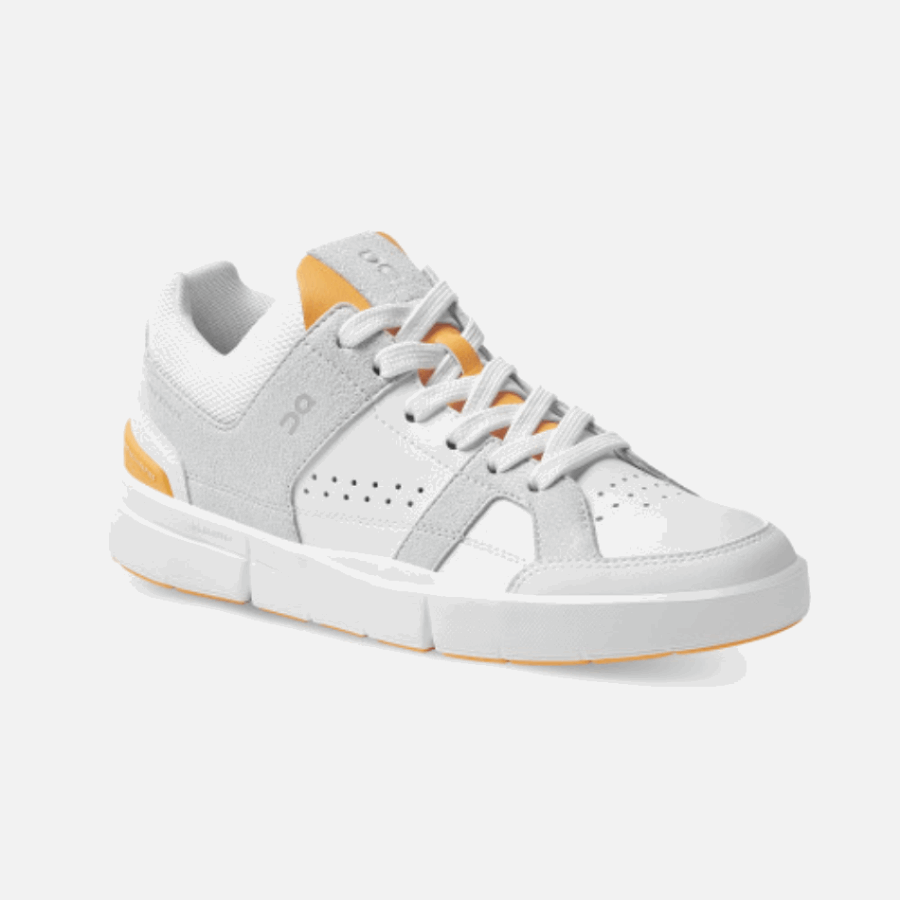 On Running THE ROGER Clubhouse White-Saffron