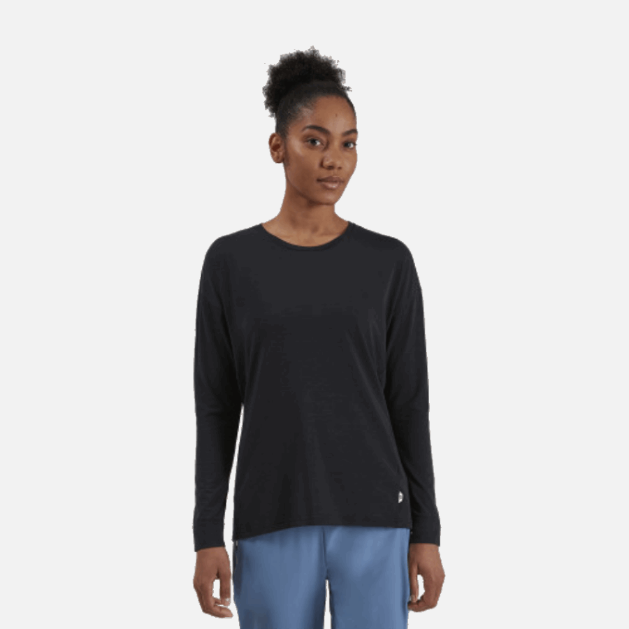 On Running Comfort Long-T Black Fashion