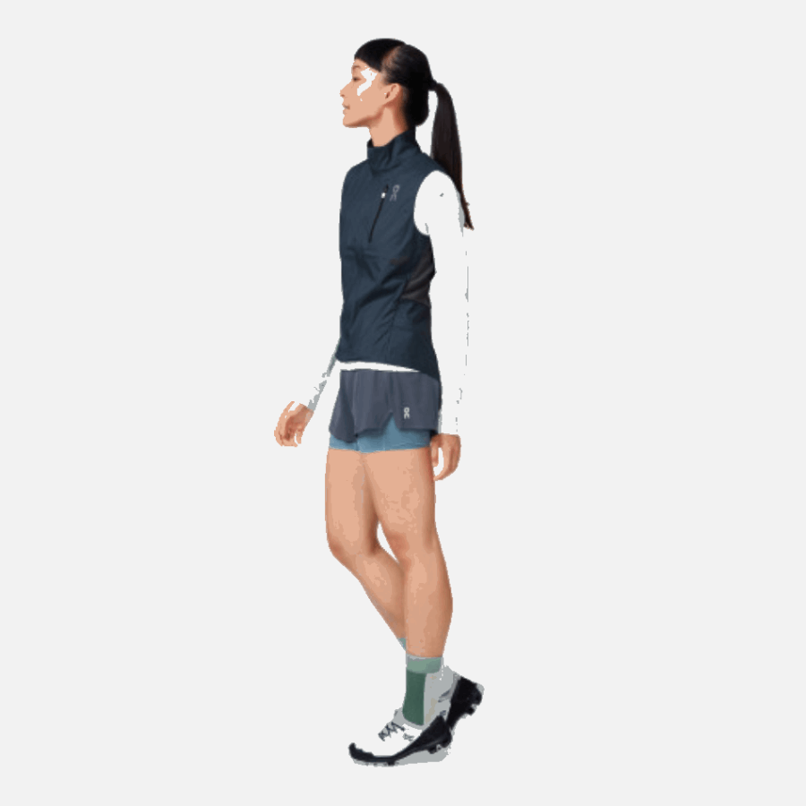 On Running Weather Vest Navy-Shadow