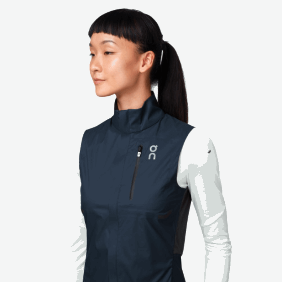 On Running Weather Vest Navy-Shadow