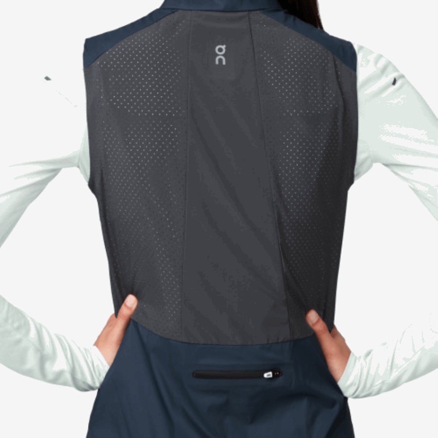 On Running Weather Vest Navy-Shadow