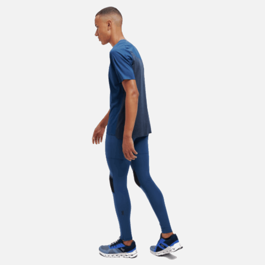 On Running Tights Long Denim-Black