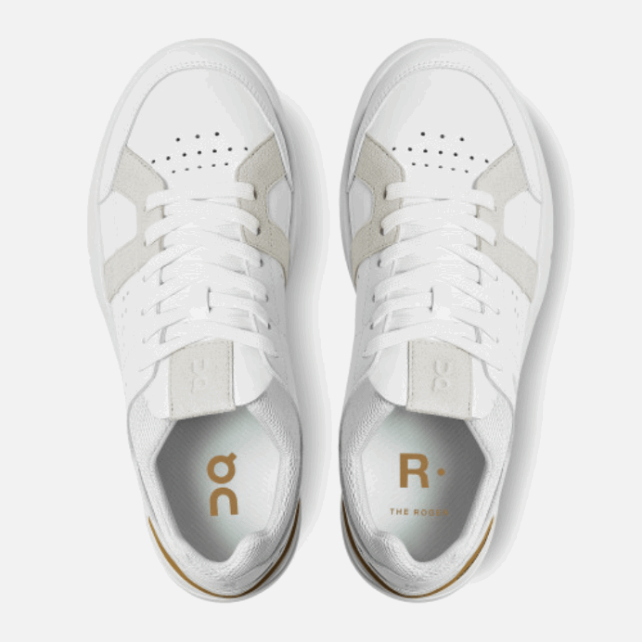 On Running THE ROGER Clubhouse White-Bronze Fashion