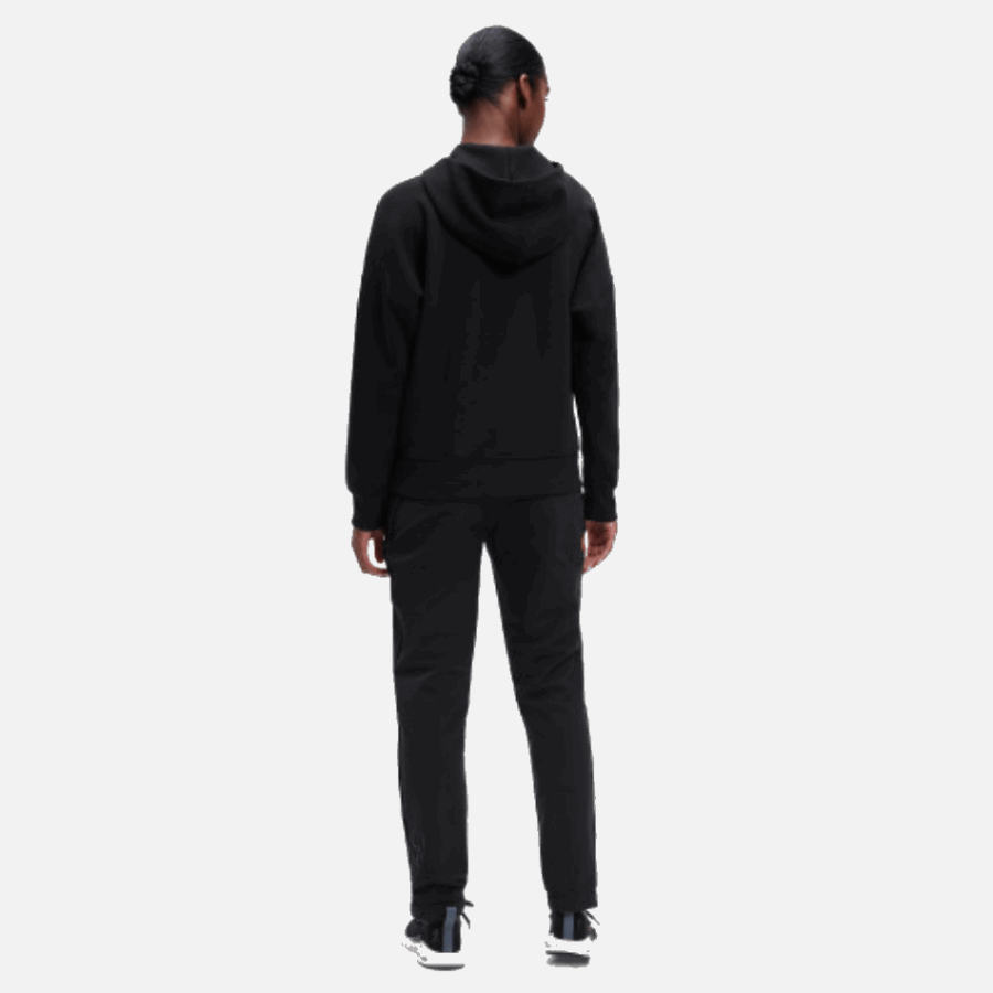 Fashion On Running Zipped Hoodie Black