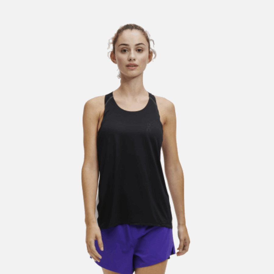 On Running Tank-T Black-Glacier