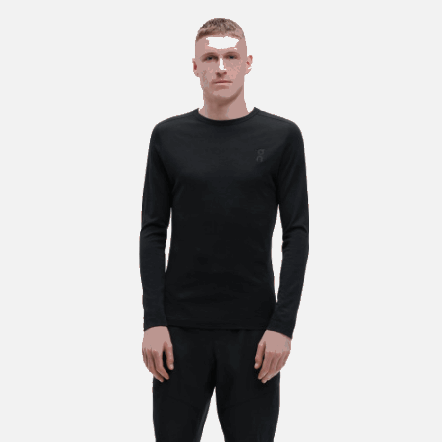 On Running Merino Long-T Men Black