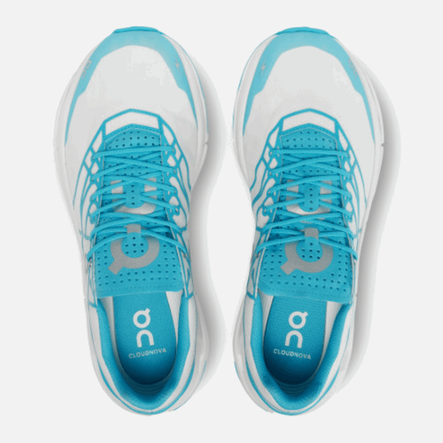 On Running Cloudnova Z5 Men White-Cyan