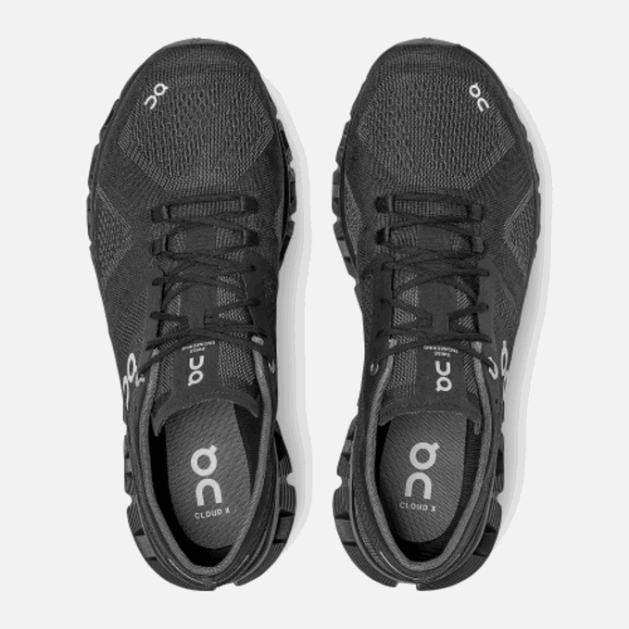 On Running Cloud X Men Black-Asphalt