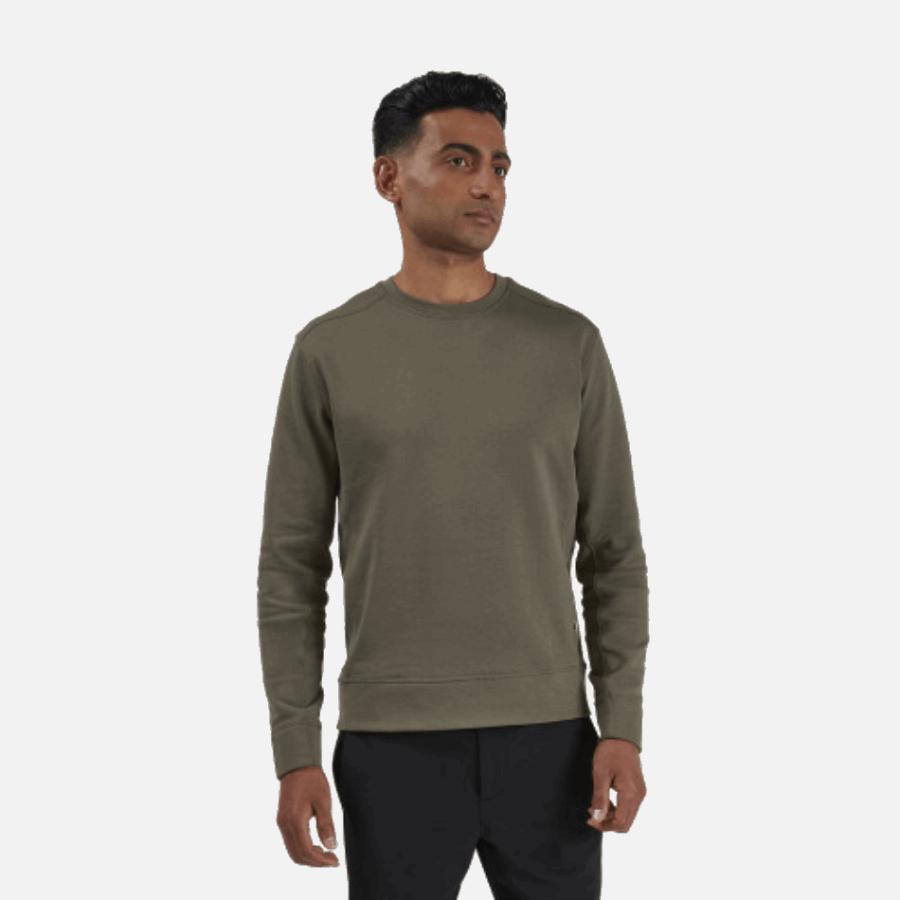 Fashion On Running Crew Neck Olive