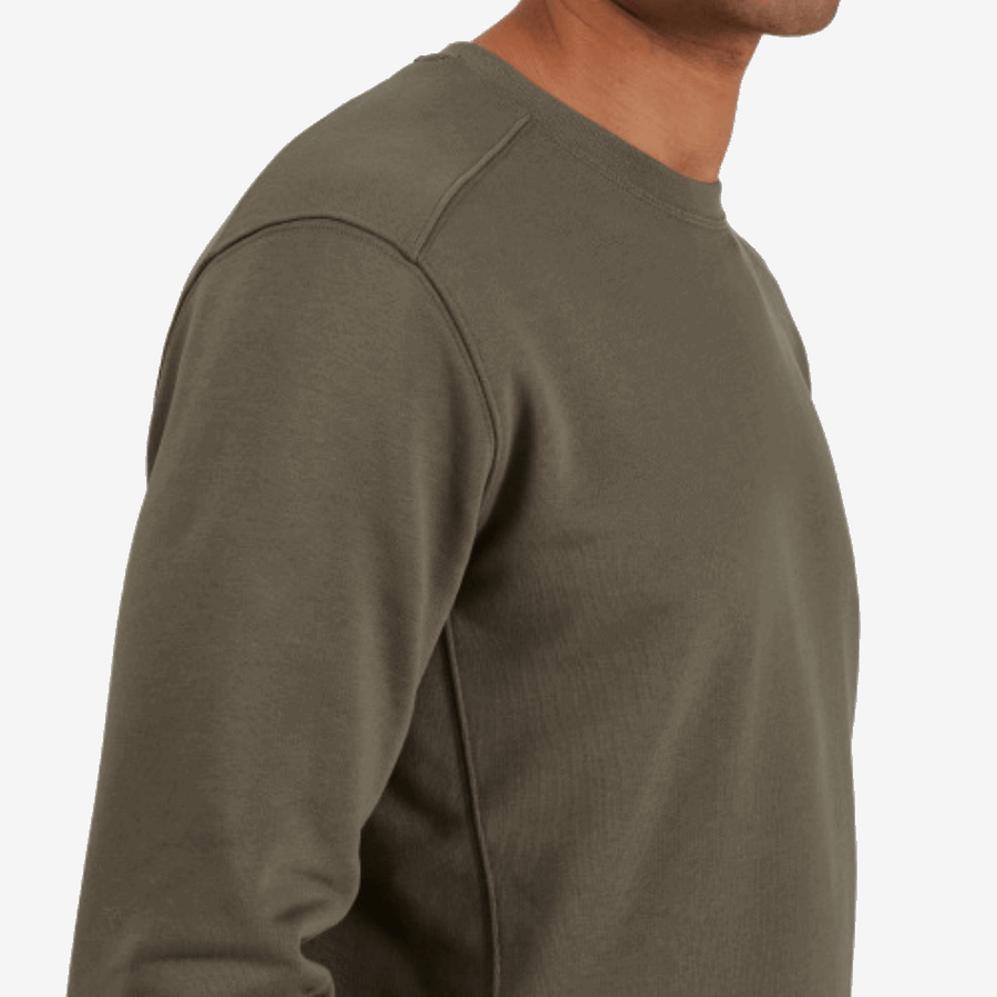 Fashion On Running Crew Neck Olive