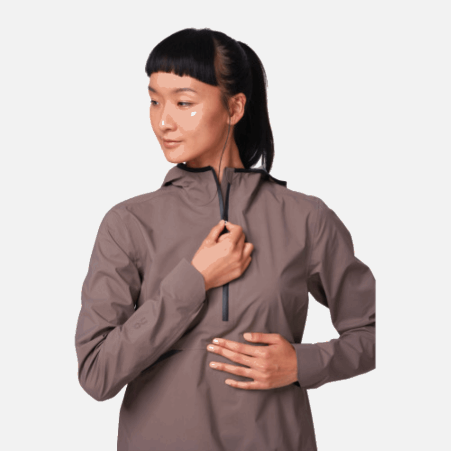 On Running Waterproof Anorak Grape