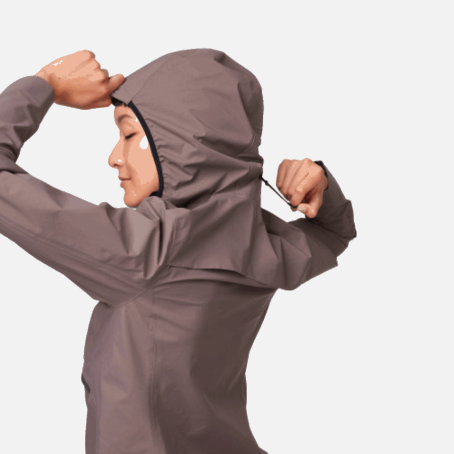 On Running Waterproof Anorak Grape