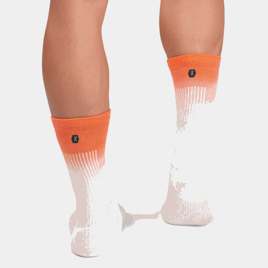 Sur La Course Quotidienne Chaussette Rose-flamme