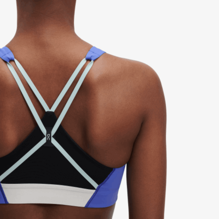 Sur Brassière Running Active Noir Cobalt