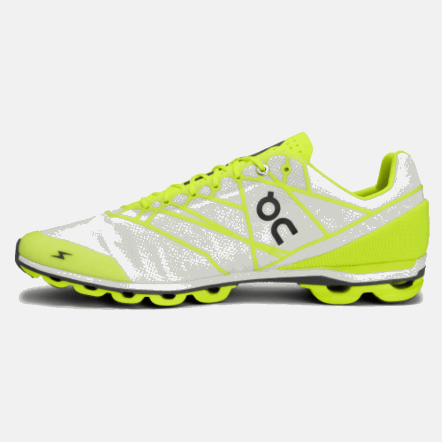 Sur La Course Cloudflash Néon Blanc