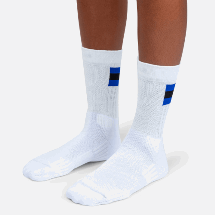 Chaussette De Tennis Sur Running Blanc-indigo