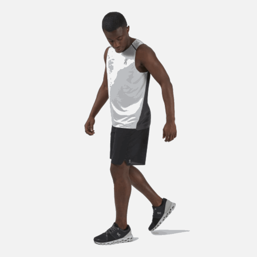 Débardeur Sur Running Glacier-black