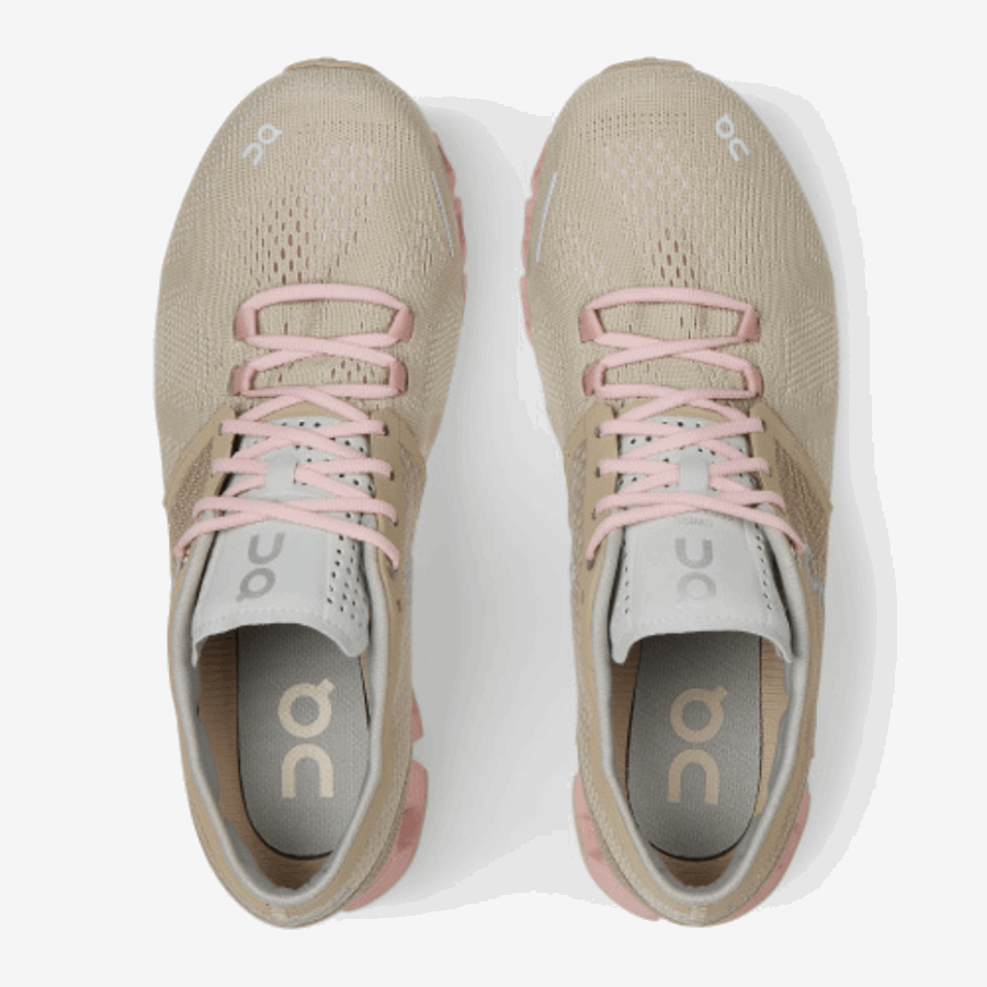 Sur Running Cloud X Sand-rose