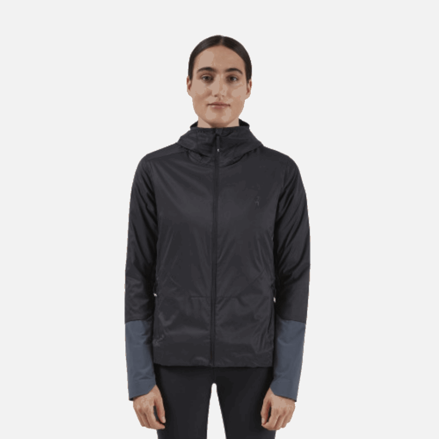 Veste Isolante Sur Running Noir-foncé