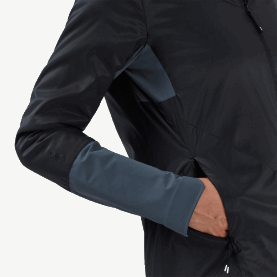 Veste Isolante Sur Running Noir-foncé